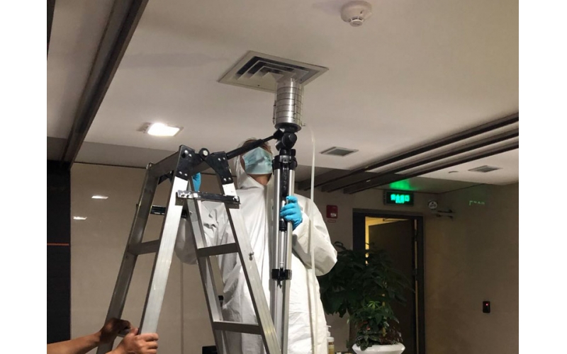 上海集中空調(diào)通風(fēng)系統(tǒng)的衛(wèi)生狀況進(jìn)行檢測(cè)，每年檢測(cè)不少于一次