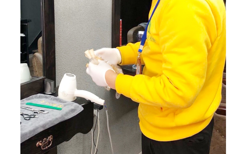 上海美發(fā)店公共場(chǎng)所檢測(cè)現(xiàn)場(chǎng)