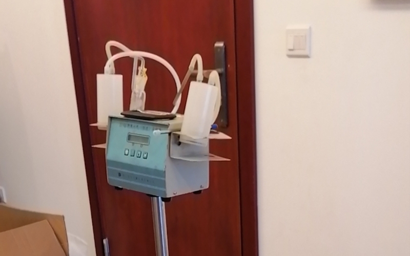 上海寫字樓甲醛檢測(cè)現(xiàn)場(chǎng)